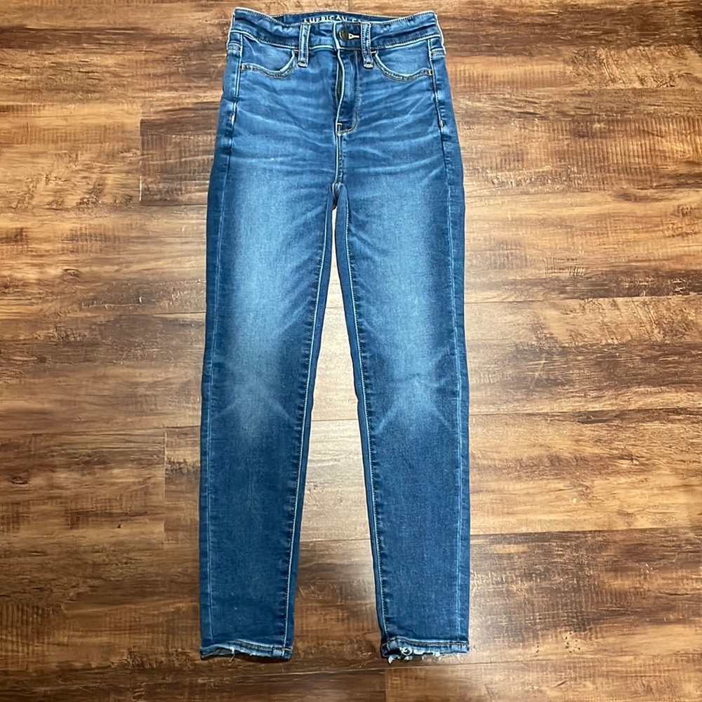 American Eagle next level stretch skinny jeans size 000